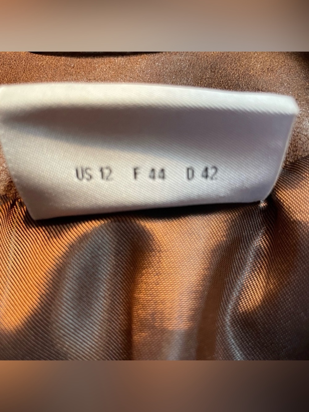 Akris Punto Brown Lamb Leather Jacket - Picture 6 of 7
